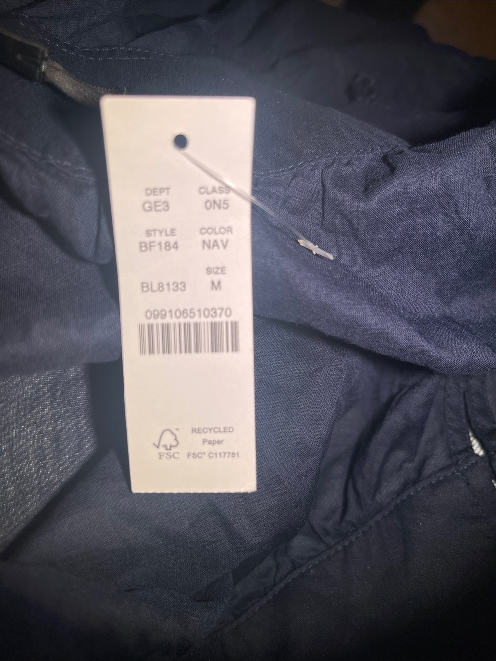 J. Crew Women's Navy blue dress medium - Picture 8 of 8